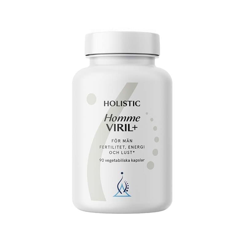Holistic Homme VIRIL+ 90 capsules végétales – Holistic emballage