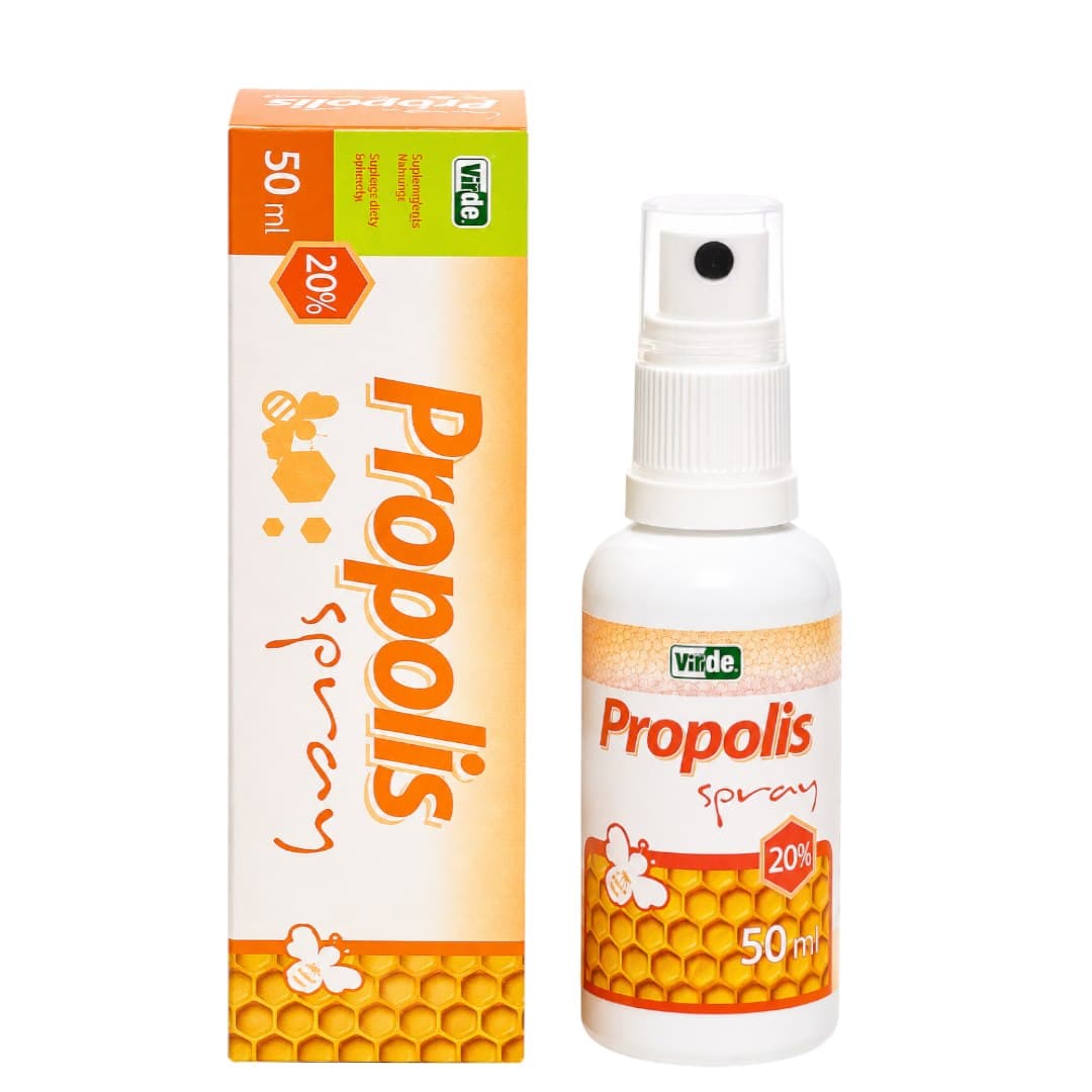 Virde Propolis Spray 20% 50ml – Virde Verpackung