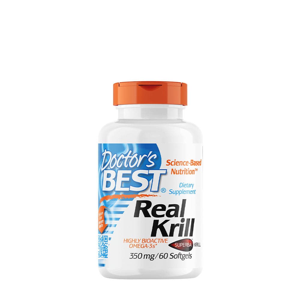 Doctor's Best Real Krill 350mg - 60 cápsulas moles – Doctor's Best packaging