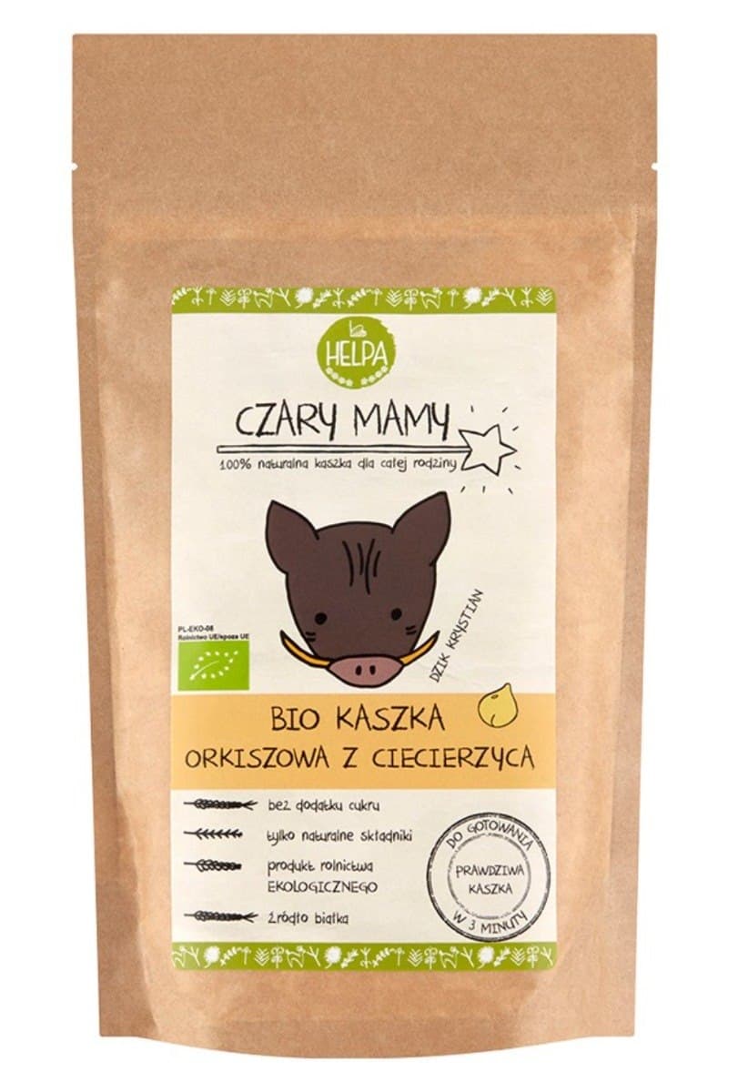 HELPA - Porridge bio d'épeautre et de pois chiches 200 g – helpa emballage