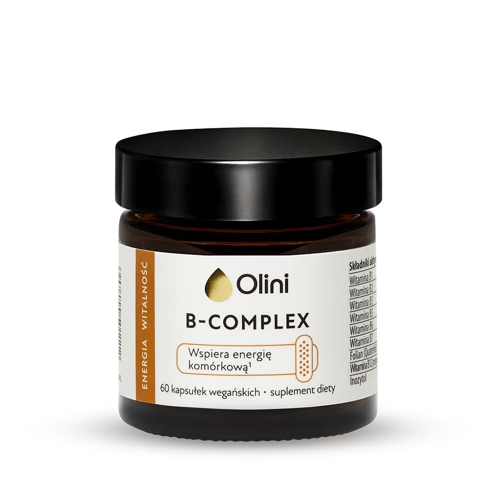 Olini B-Complex Vegan Capsules 60 – olini packaging