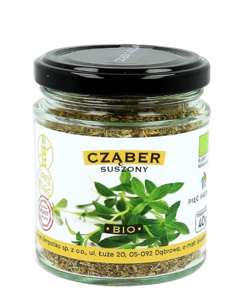 Czaber - Dried Savory Organic - 40g – Czaber förpackning