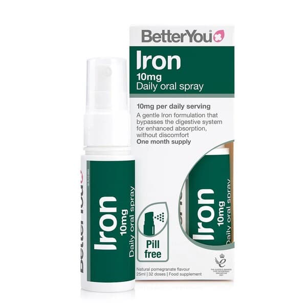 Better You Iron 10 Daily Oral Spray 25ml – Better You packaging
