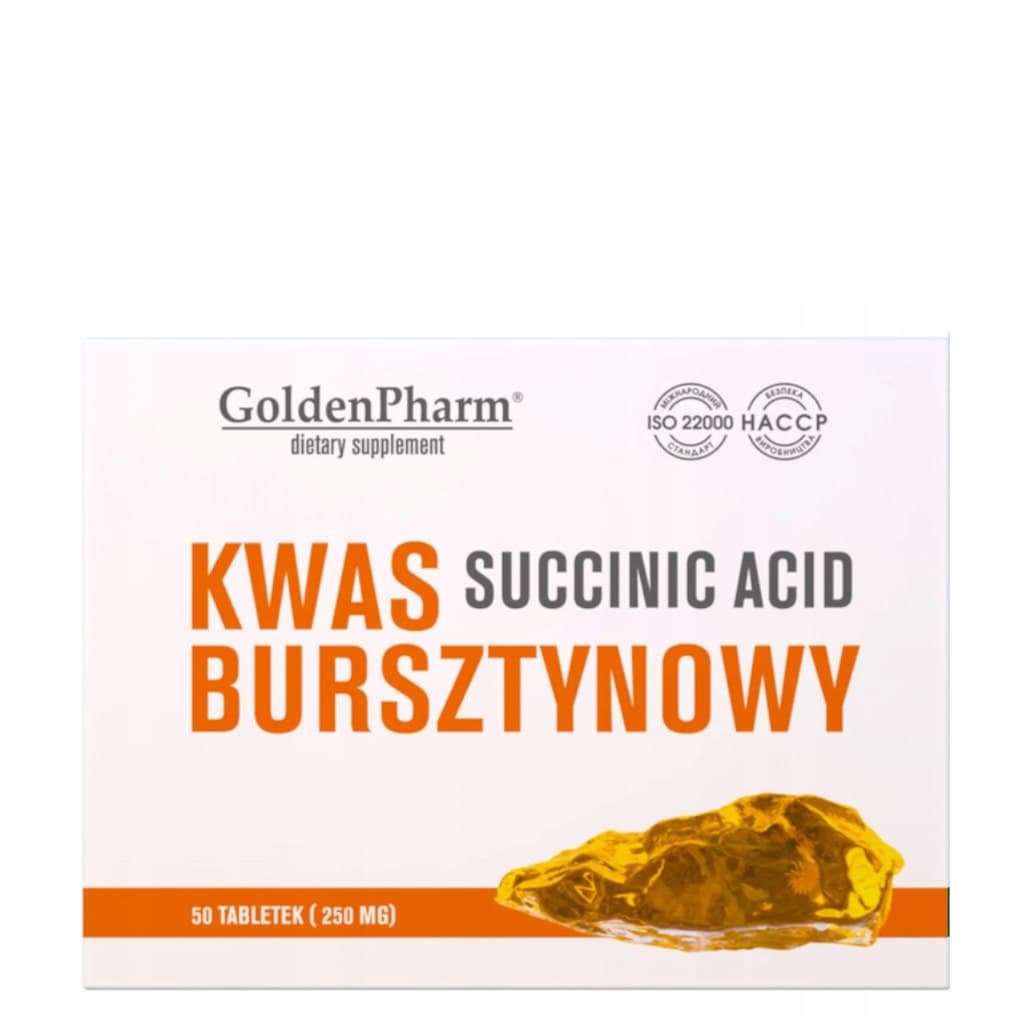 GoldenPharm - Succinic Acid – GoldenPharm förpackning