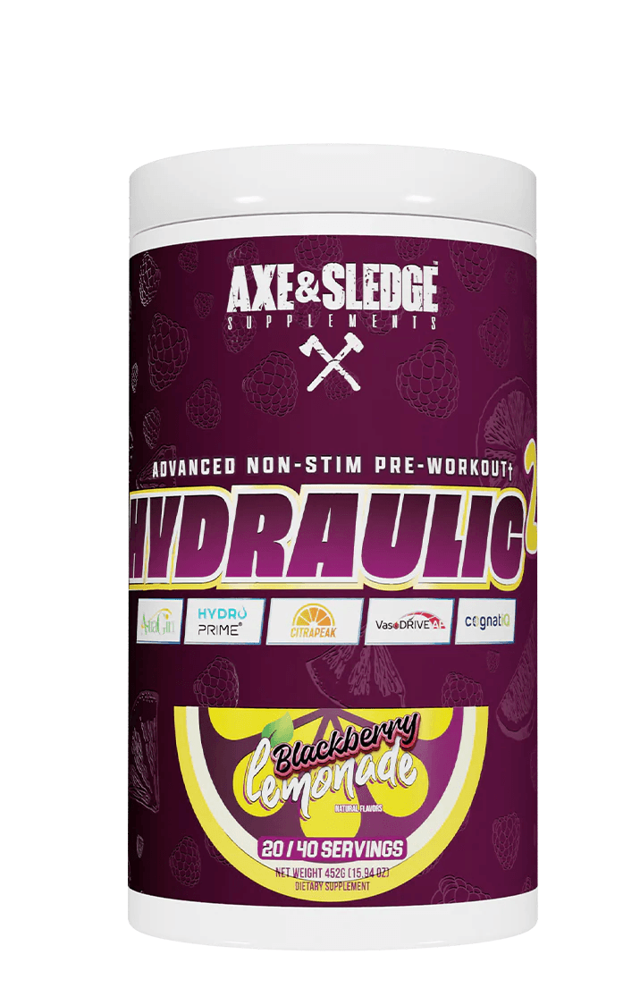 Axe & Sledge - Hydraulic V2 Non-Stim Pre-Workout – Axe & Sledge förpackning