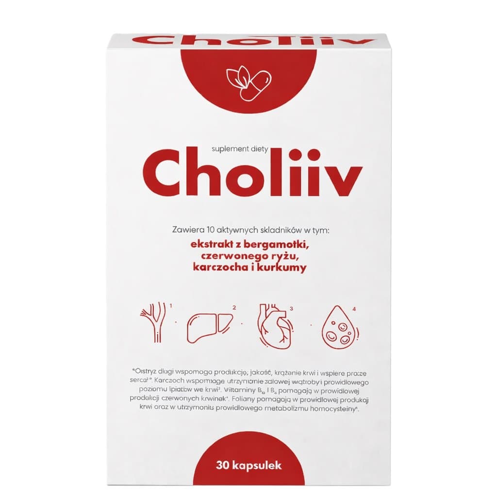 Choliiv - Cholesterol Support - 30 kapsler – Choliiv packaging