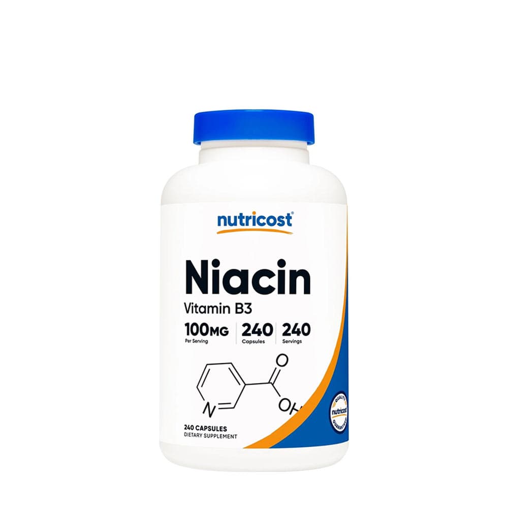 Nutricost Niacin 100 mg - 240 capsule – Nutricost packaging
