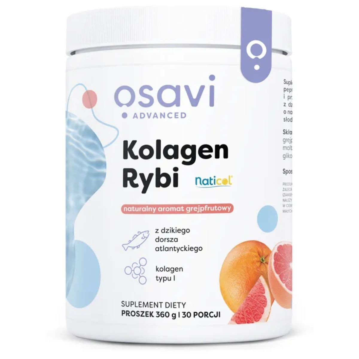 Osavi - Kolagen Rybi NatiCol - 360g – Osavi förpackning