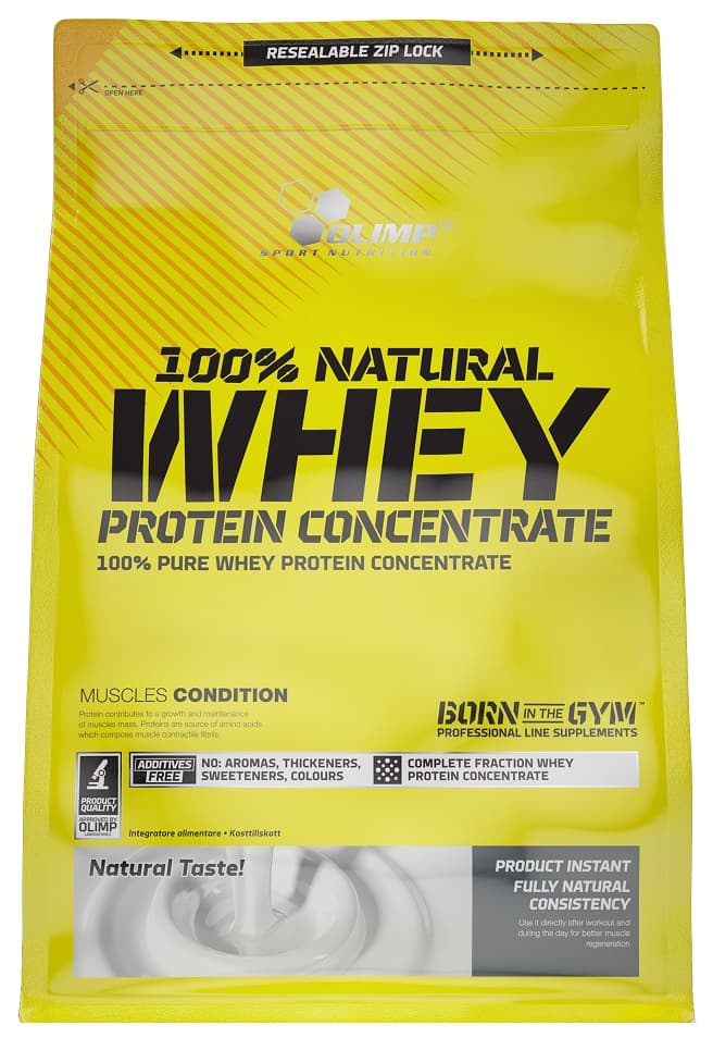 Olimp Labs - 100% Natural Whey Protein Concentrate - 700g – Olimp Labs packaging