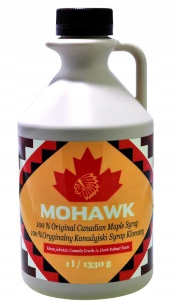 Mohawk - Canadian Maple Syrup - 1L / 1330g – Mohawk förpackning