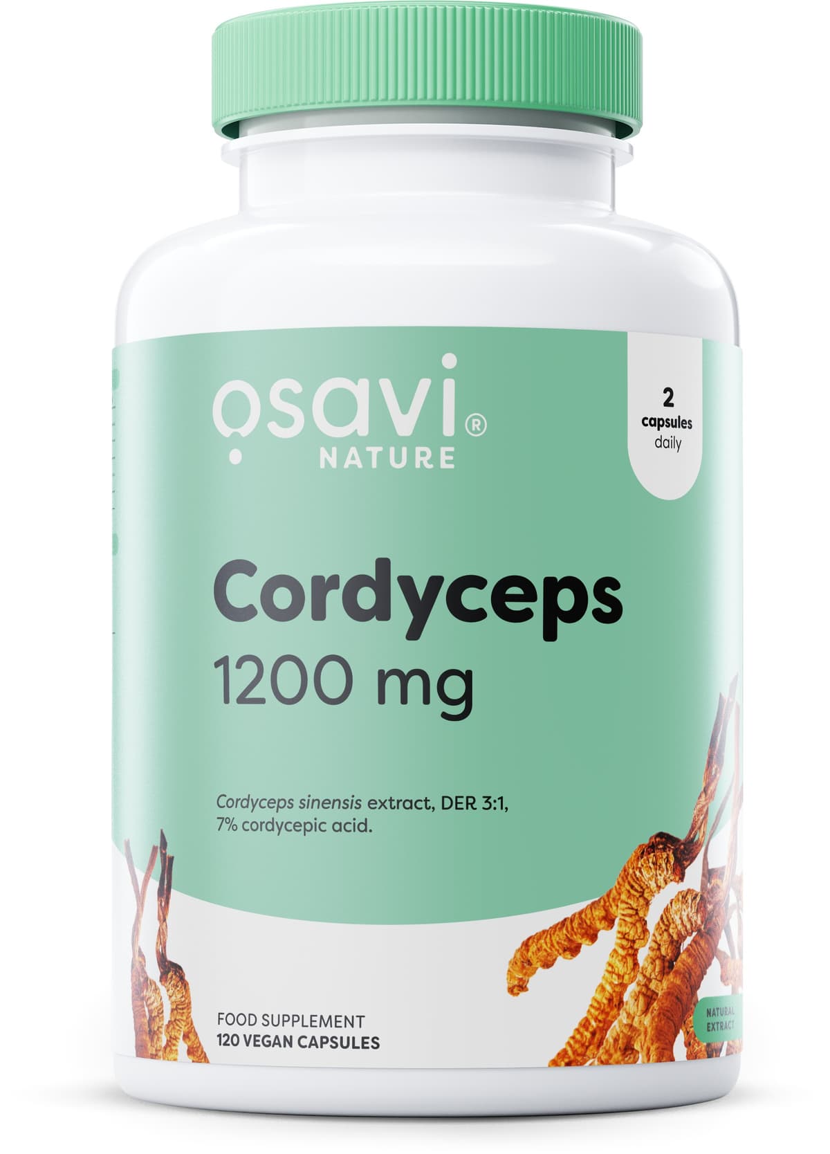 Osavi Cordyceps 1200mg – Osavi förpackning