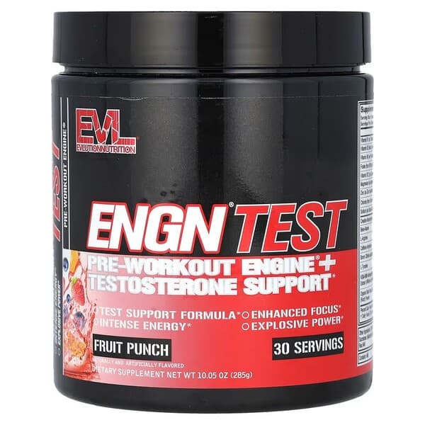 EVLution Nutrition - Engn'Test - 285g polvere – EVLution Nutrition confezione