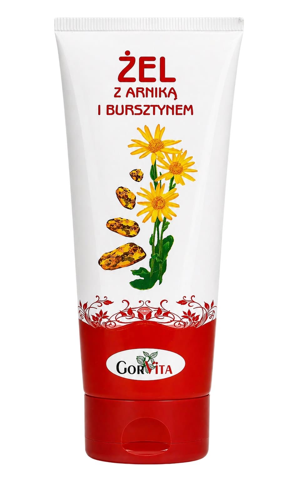 Gorvita - Żel z Arniką i Bursztynem - 200ml – Gorvita opakowanie