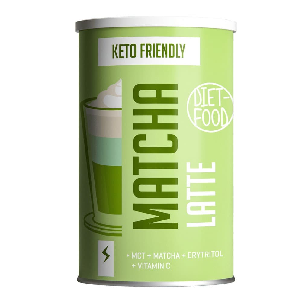 Diet Food Matcha Latte Keto Friendly 300 g – Diet-Food packaging
