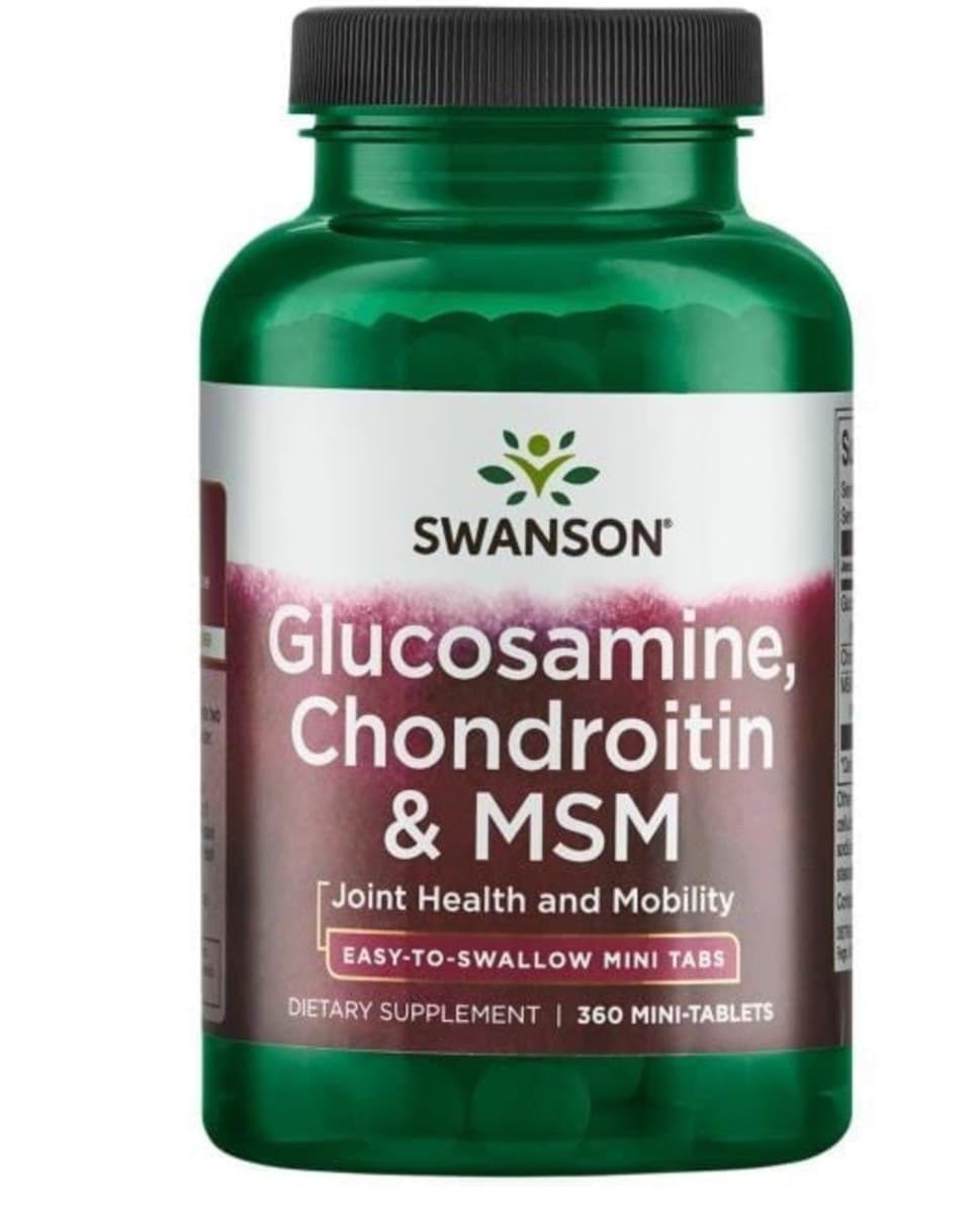 Swanson - Glucosamine, Chondroitin & MSM - 360 Mini-Tabs – Swanson packaging