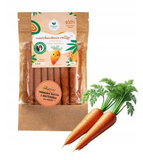 Naturalnie Zdrowi - Carrot Rolls - Carrot Snack – Naturalnie Zdrowi packaging