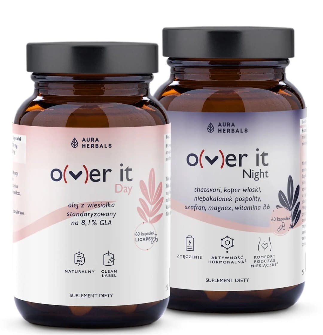 Aura Herbals - Over It Day&Night - 120 capsules (2 × 60 capsules)