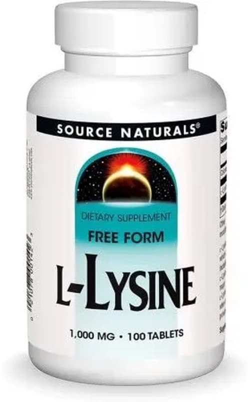 Source Naturals - L-Lysine 1000 mg - 100 Tablets – Source Naturals packaging