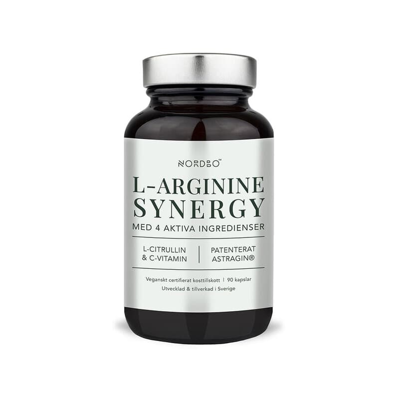 L-Arginine Synergy 90 capsules | Nordbo