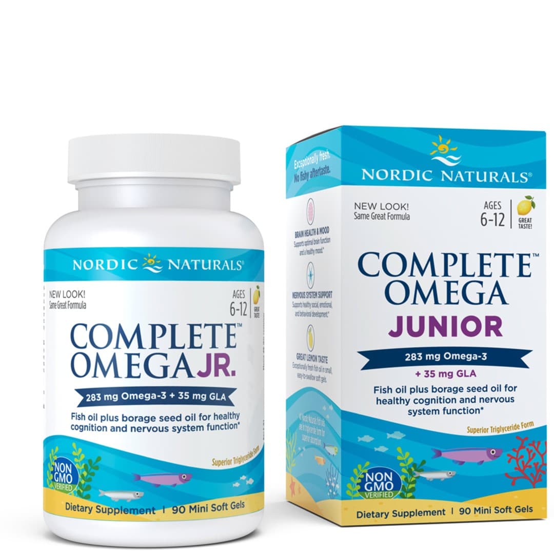 Nordic Naturals - Complete Omega™ Junior - 90 cápsulas – Nordic Naturals embalagem