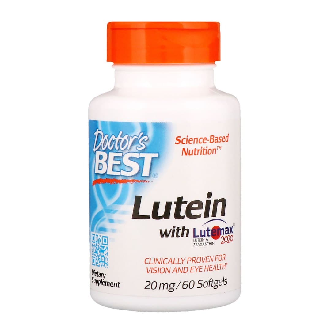 Doctor's Best - Lutéine avec Lutemax 2020, 20 mg, gélules – Doctor's Best packaging