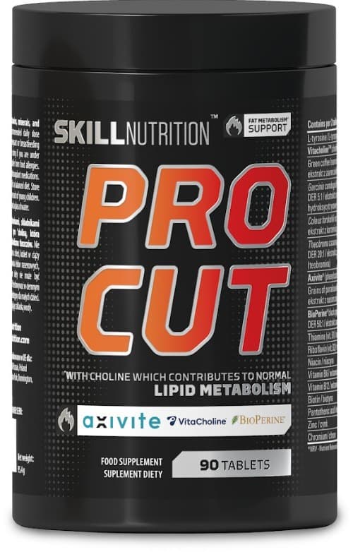 Skill Nutrition - Pro Cut Vetmetabolismeondersteuning – Skill Nutrition verpakking
