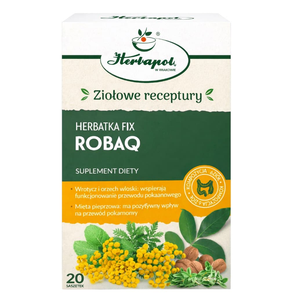 Herbapol Kraków - Robaq Fix örtte - 20 påsar