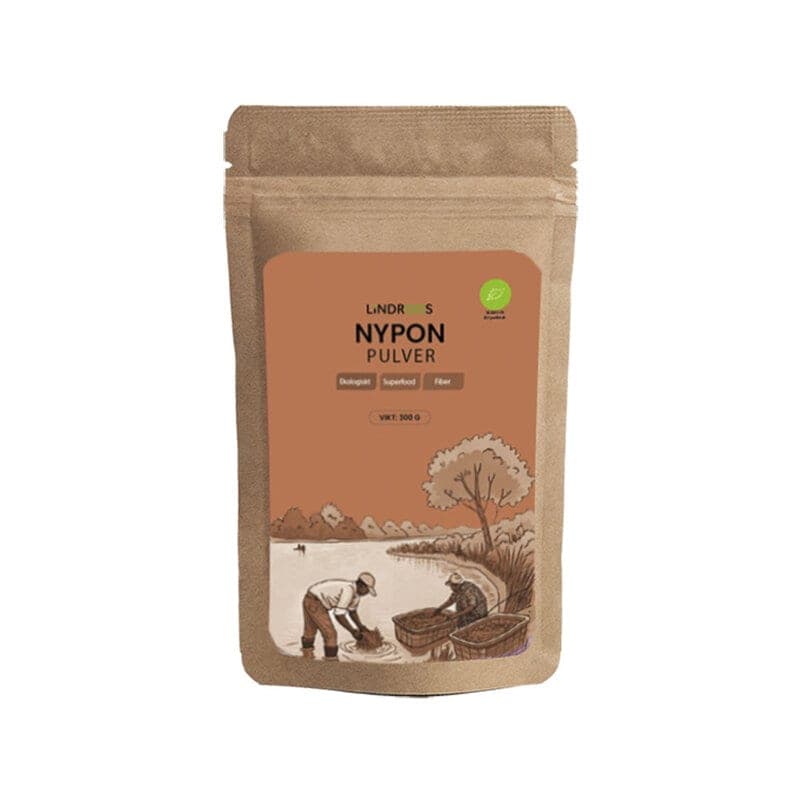 Polvere di rosa canina 300g – Lindroos confezione