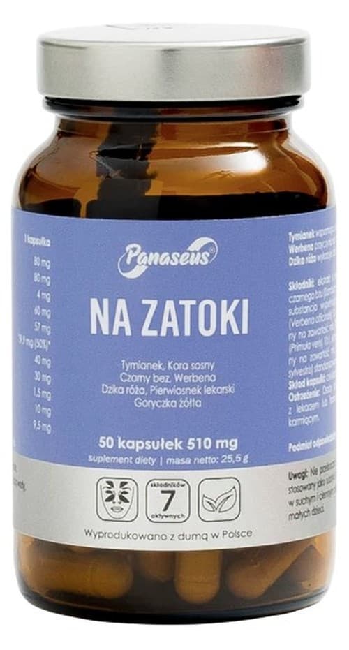 Panaseus Sinus Support - 50 capsule – Panaseus confezione
