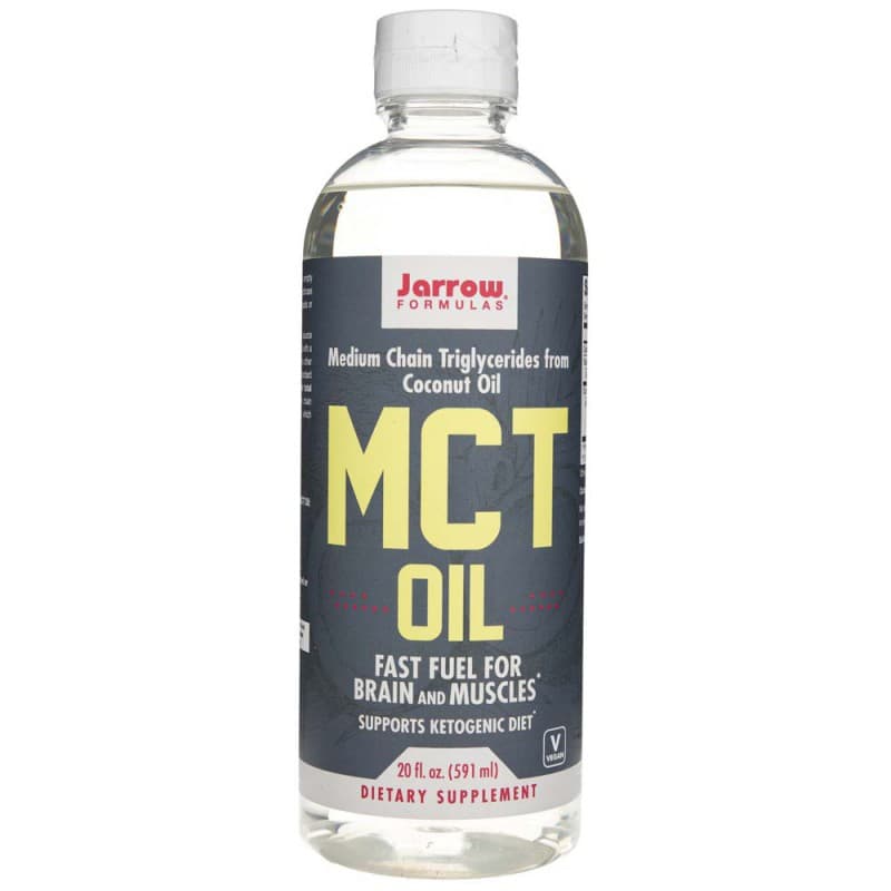 Jarrow Formulas MCT Oil 591 ml – Pure Medium-Chain Triglyceride Oil – Jarrow Formulas packaging