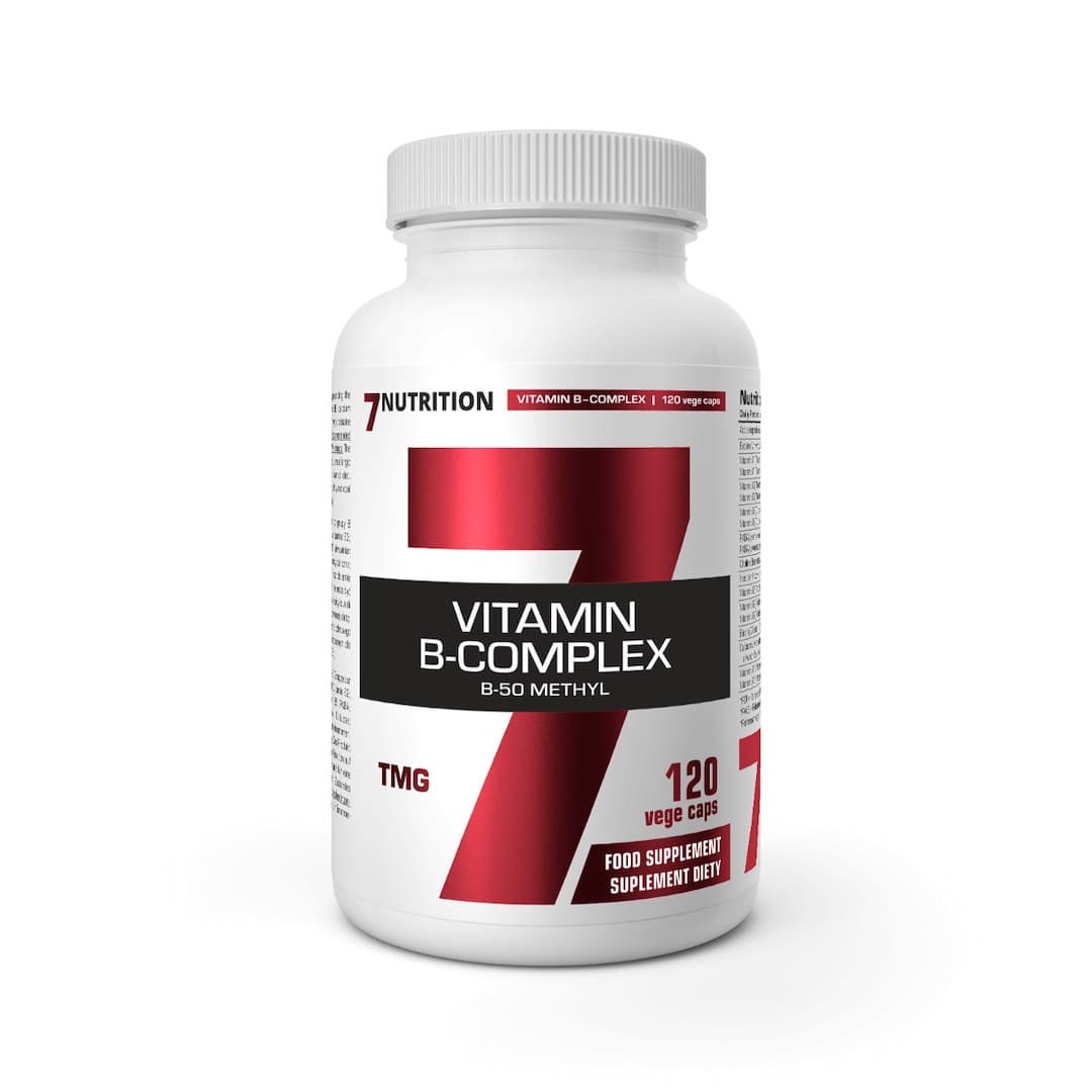 7Nutrition - B-Complex B50 Methyl - 120 kapslar