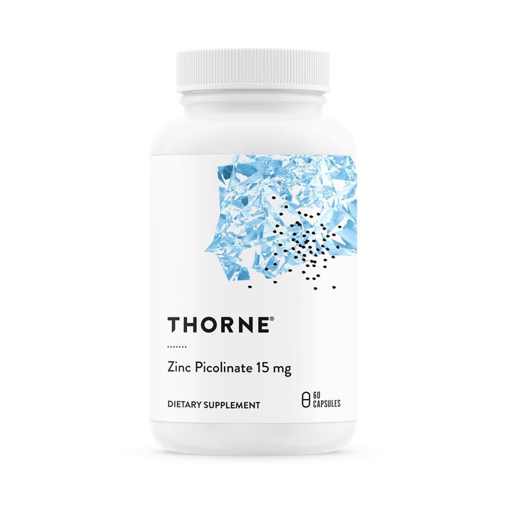 Thorne Zinc Picolinate 15mg - 60 kapsułek – Thorne opakowanie