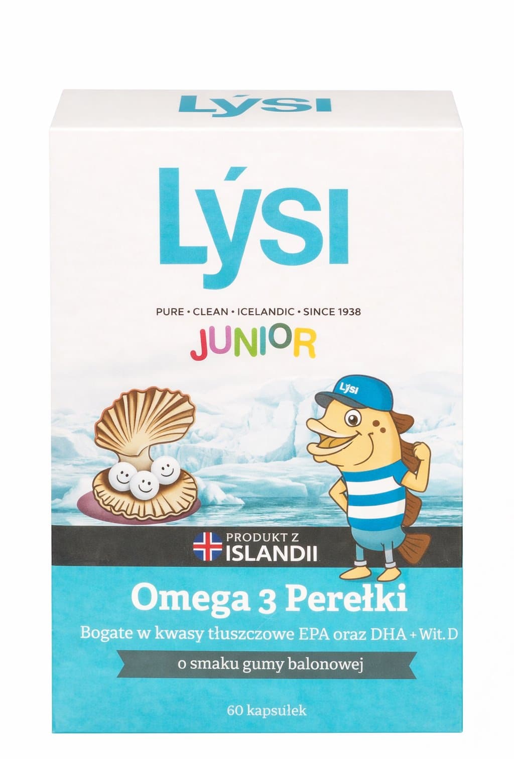 Lysi - Omega 3 Junior - 60 cápsulas – Lysi embalagem