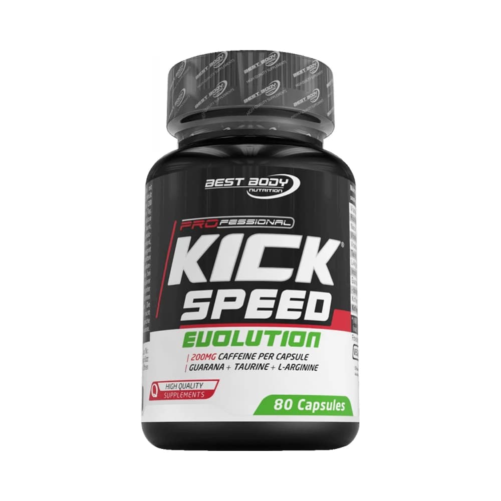 Best Body Nutrition Kick Speed Evolution - Standard - 80 Kapsler – Best Body Nutrition emballage