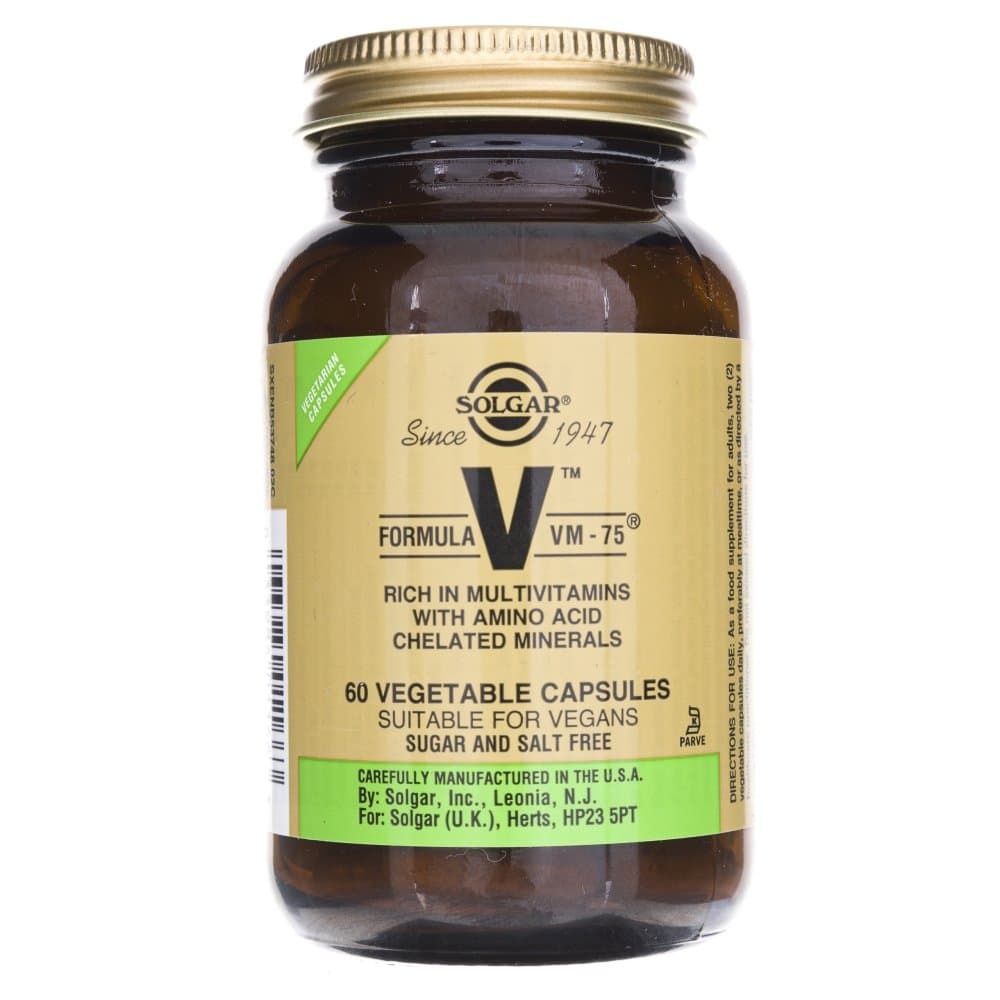 Solgar Formula V Vm-75 – Solgar packaging