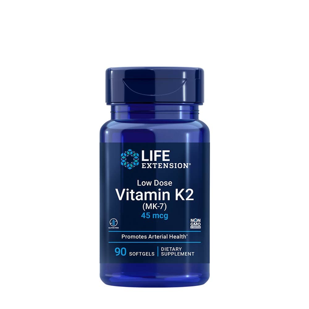 Life Extension - Niska dawka witaminy K2 (MK-7), 45 mcg - 90 kapsułek – Life Extension packaging