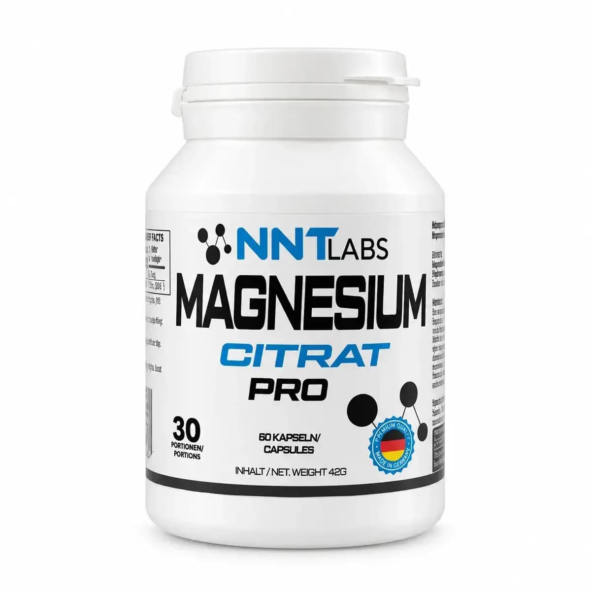 NNT Labs - Magnesium Citrate Pro - 60 Capsules – NNT Labs packaging