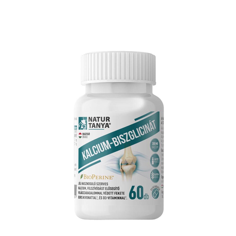 Nature Tanya - Calcium Bisglycinate 120 cápsulas – Natur Tanya packaging