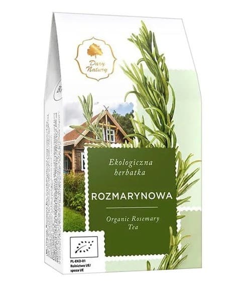 Dary Natury - Organic Rosemary Tea - 80g – Dary Natury förpackning