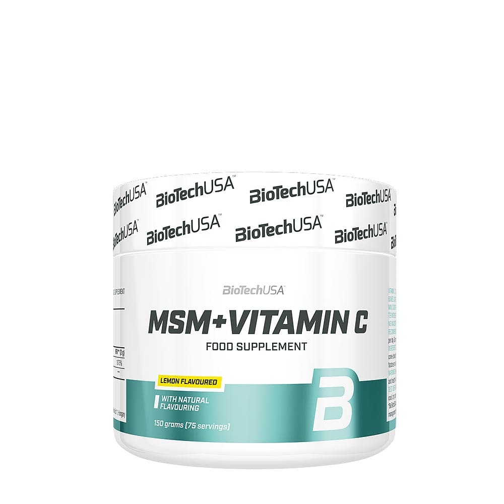 BioTechUSA - MSM + Witamina C Proszek 150g (75 porcji) – BioTechUSA opakowanie