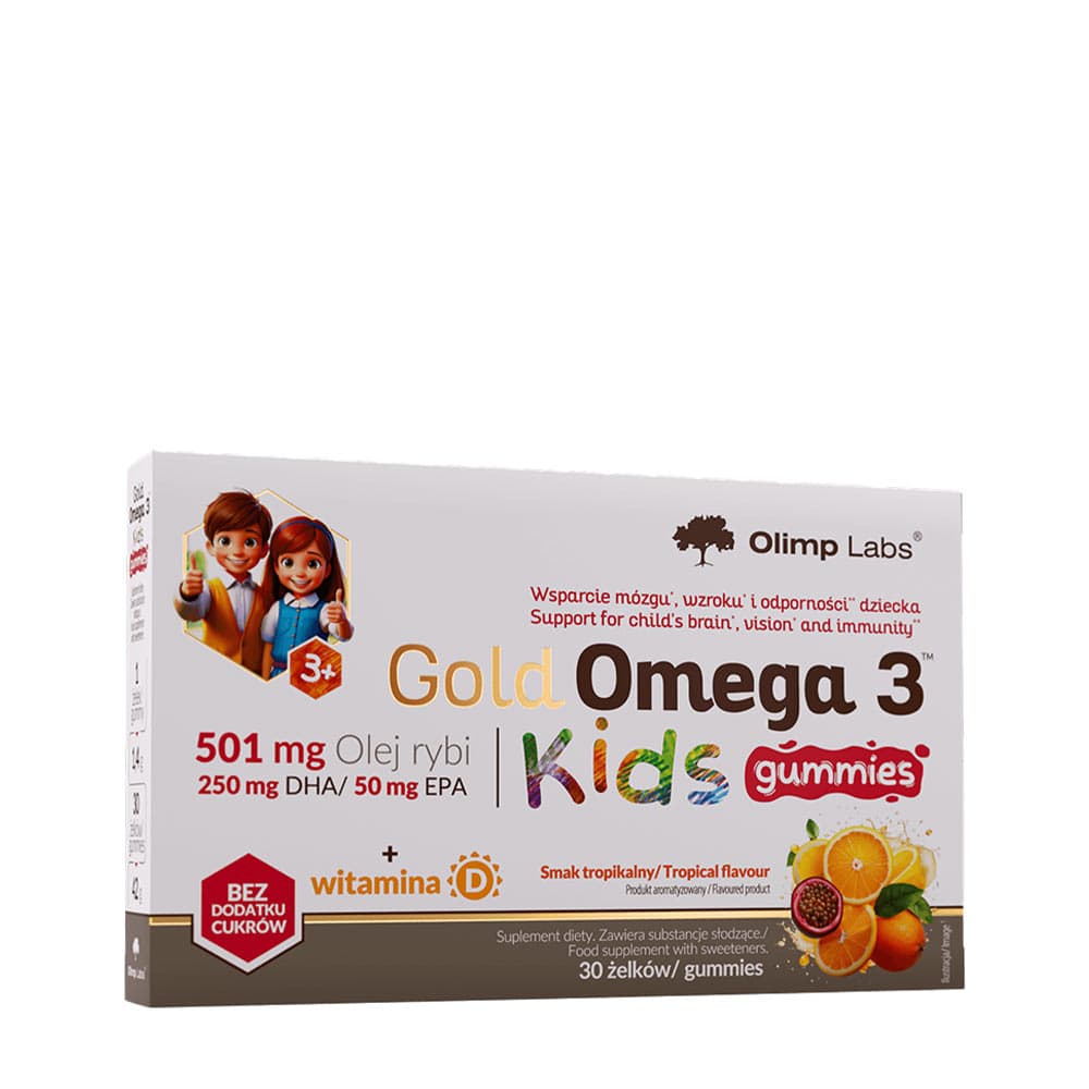 Olimp Labs - Gold Omega 3 Kids 60 capsules – Olimp Labs packaging
