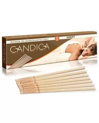 Gandiga Aura Herbals Hopi-öronljus - 5 par