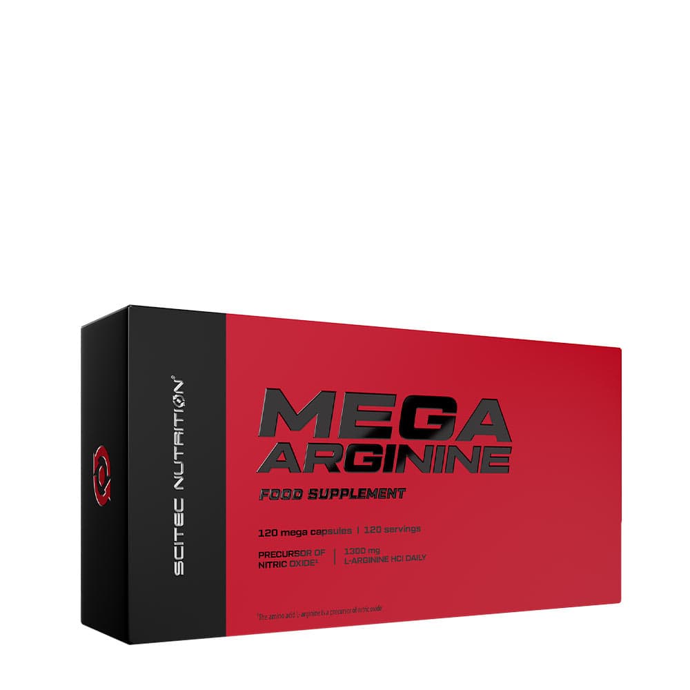 Scitec Nutrition - Nutrition Mega Arginine - 120 cápsulas – Scitec Nutrition embalagem
