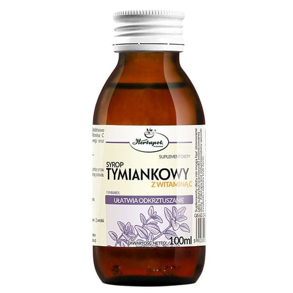 Herbapol Kraków - Timjansirup med C-vitamin 100ml
