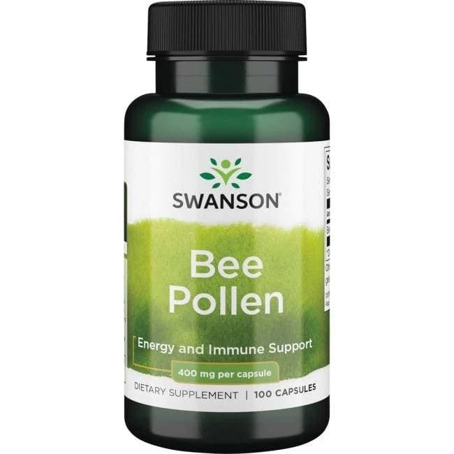 Swanson Bee Pollen 800 mg - 100 capsules