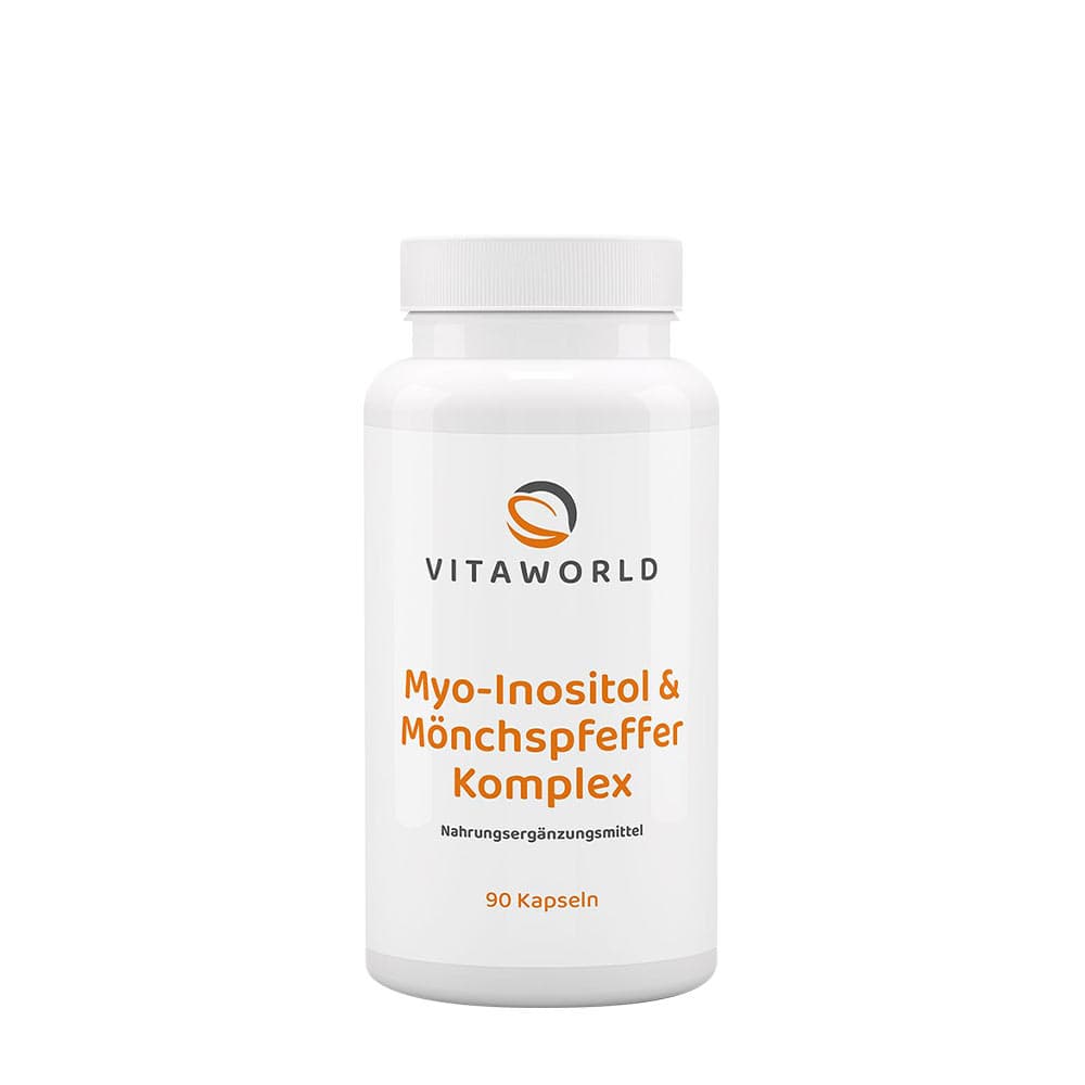 Vitaworld Myo-Inositol + Mönchspfeffer Complex - 90 Kapseln – Vitaworld Verpackung