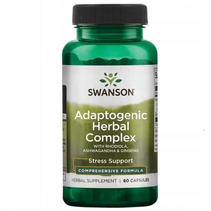 Swanson Adaptogenic Herbal Complex 60 Caps