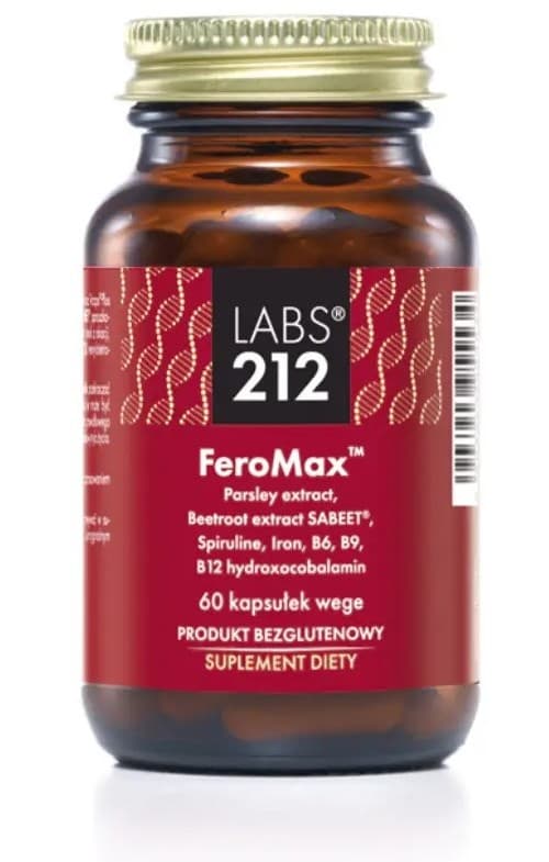 Labs212 - Feromax - 60 kapslar – LABS 212 förpackning