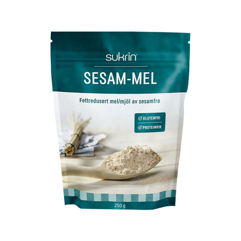 Sesammjöl Fettreducerat 250g – Sukrin confezione