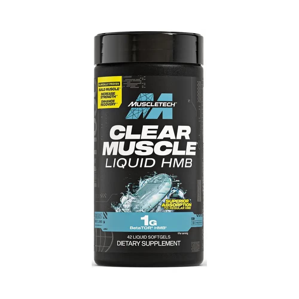 MuscleTech - Clear Muscle - Sans saveur - 42 Softgels liquides – Muscletech emballage